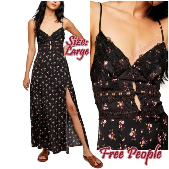 Free People Dresses & Skirts - NWT - Free People Out & About  Maxi Slip Dress - Large